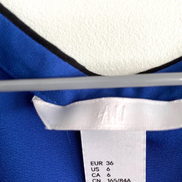 H&M Dressy Blue Blouse **New without Tags!** - Picture 8 of 8
